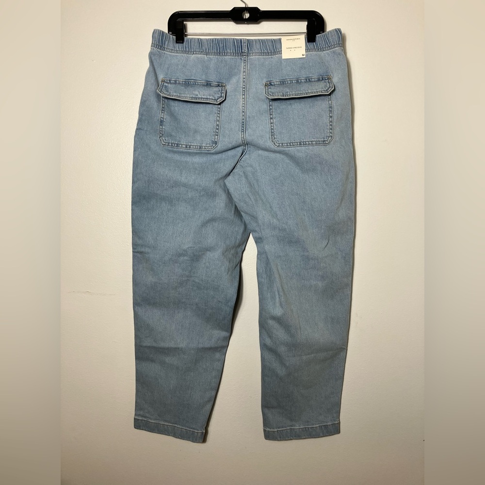 Banana‎ Republic Mid Rise Tapered Barrel Jean Sz M Light Wash 90's Casual NEW!! - Picture 3 of 9
